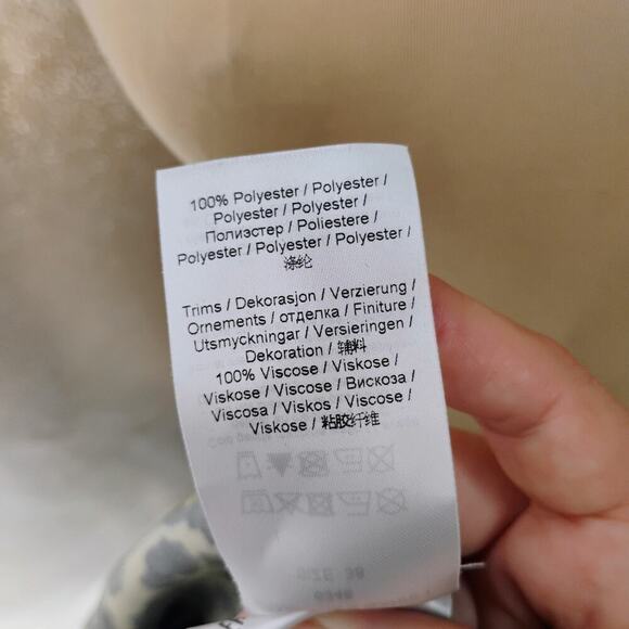 Ganni Mullin Georgette Leopard Print Wrap Jumpsuit Size 38 - Picture 15 of 16